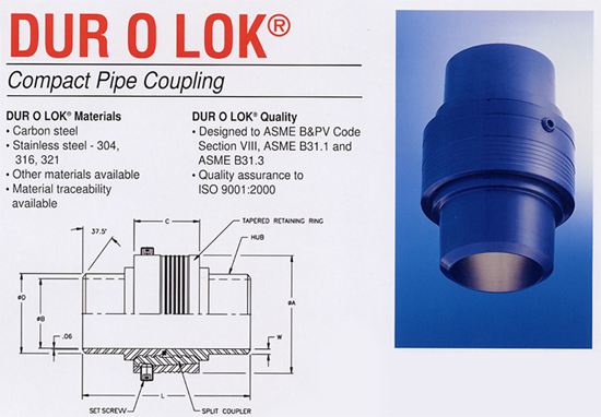 DUR O LOK COUPLING